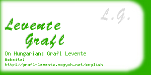 levente grafl business card